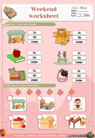 Tiếng Anh 2-21st-Weekend