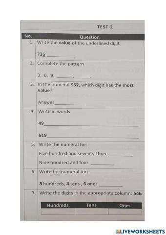 Mathematics Practice Test 2