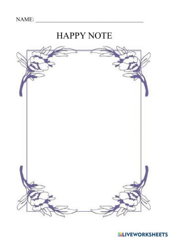 Happy note (comparatives)