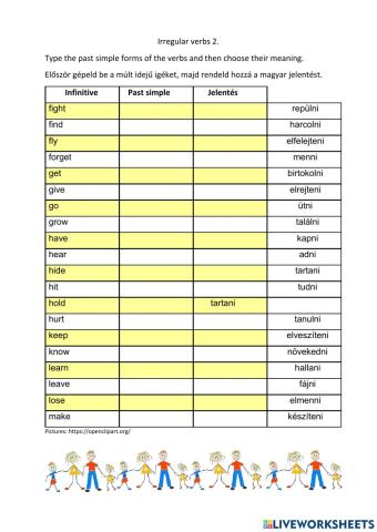 Irregular verbs 2