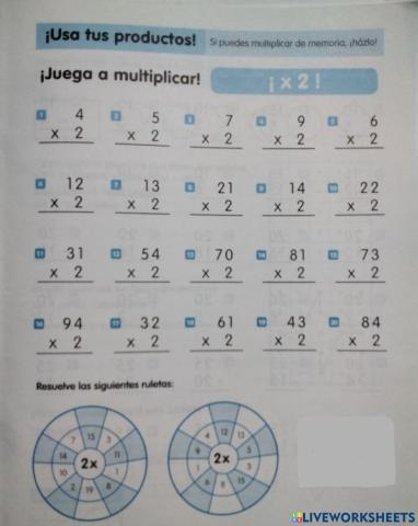 Multiplica por 2