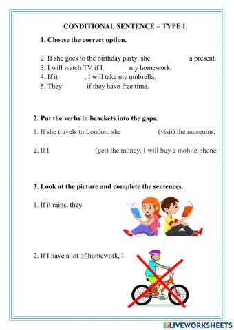 Conditional sentneces Type I