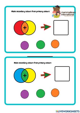 Make secondary colours