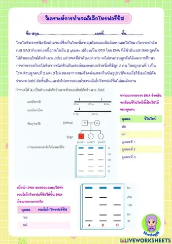 วิเคราะห์การทำเจลอิเล็กโทรฟอรีซิส
