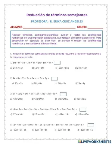 Introducción al álgebra