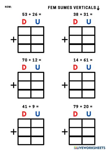 Sumes verticals