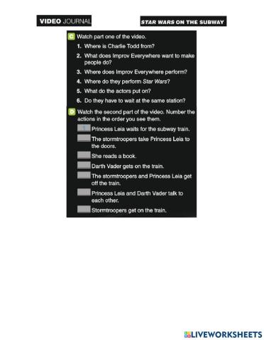 A003 Video Journal Unit 6 