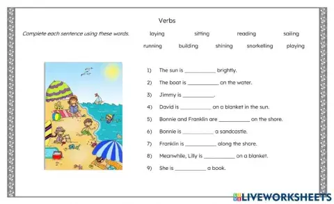 Present continuous tense