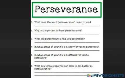 Perseverance