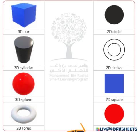 2d to 3d shapes