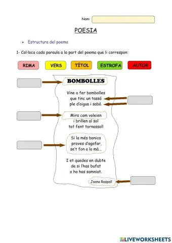 Poema de Joana Raspall