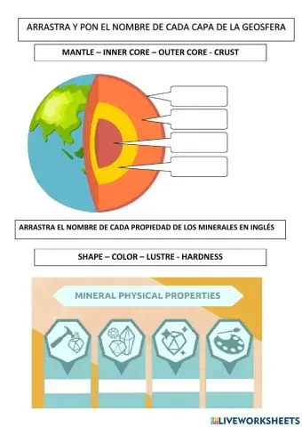 The geosphere and mineral properties