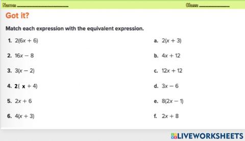 Review on Expressions