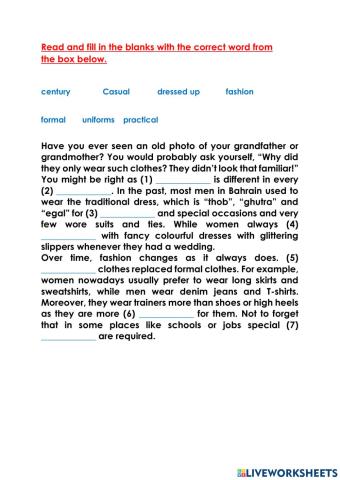 Unit 5 L.1 Vocabulary