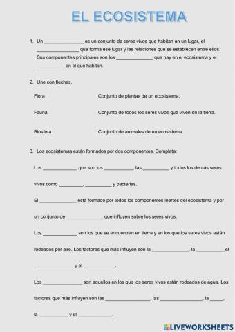El ecosistema