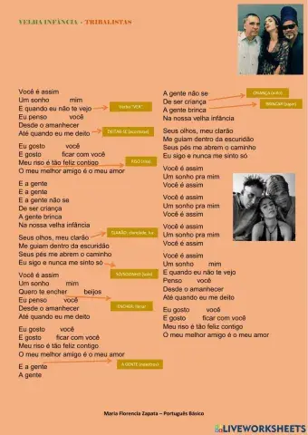 Velha Infância - TRIBALISTAS