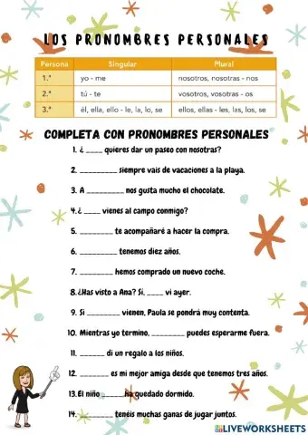 Pronombres personales