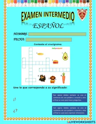 Examen español