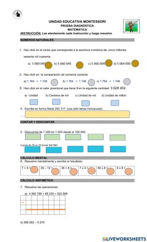 Diagnóstico a quinto