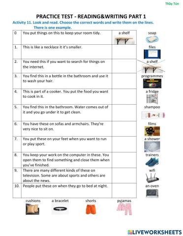 Flyers reading part 1