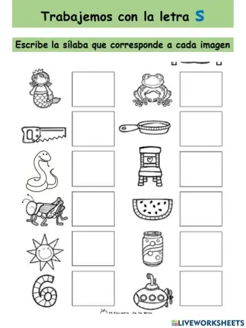 Silabas s