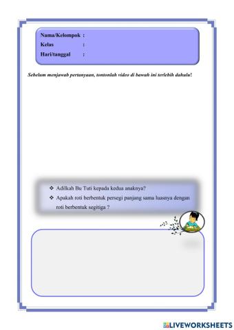 Lembar jawaban video 2.1