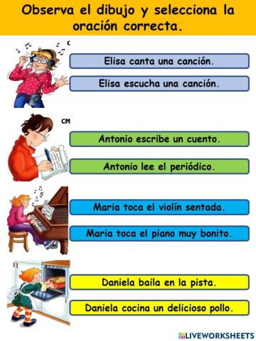 Iodentificación de oraciones