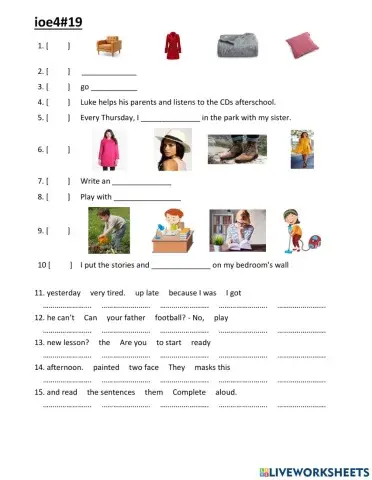 Ioe4 practice exercise