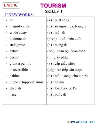 English 9- unit 8- skills 2