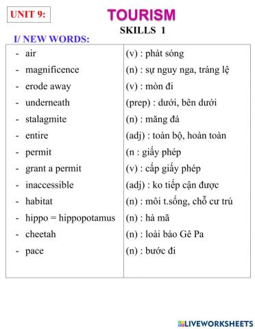 English 9- unit 8- skills 2