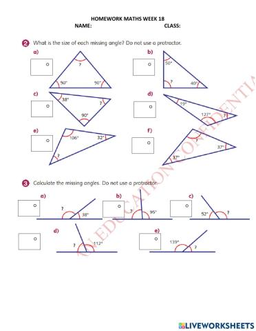 Homework week 18 math 5