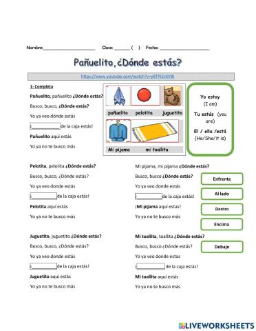 Pañuelito, ¿Dónde estás?