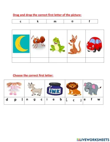 Revision Lower Case Alphabet 1