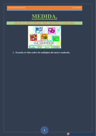 Medida. Ficha 9.