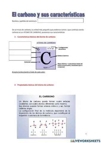 Características del carbono