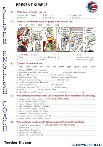 Present simple affirmative