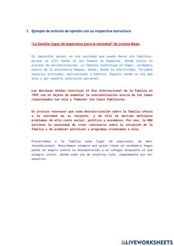 Articulo de opinión