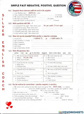 Simple past QUESTIONS