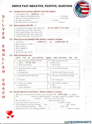 Simple past QUESTIONS