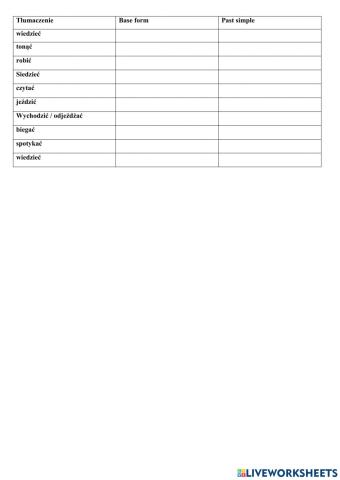 Irregular verbs p. 3