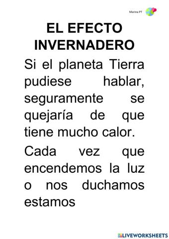 9. Efecto invernadero