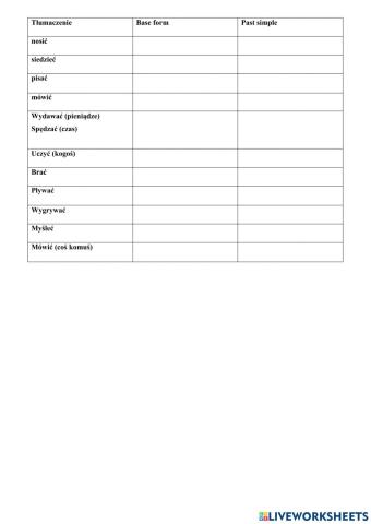 Irregular vebrs p. 4