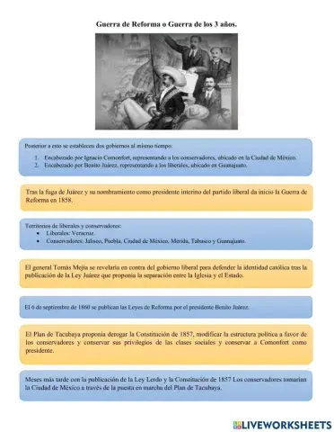 Guerra de Reforma o de los 3 años