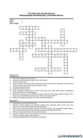 UH 1 TTS IPS kelas 9