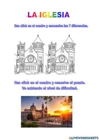 Diferencias y puzzle Almudena