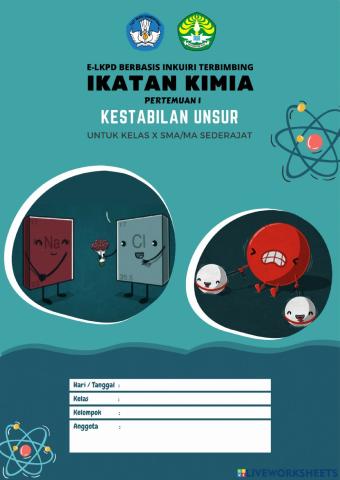 E-lkpd kestabilan unsur oleh nurul hafisa
