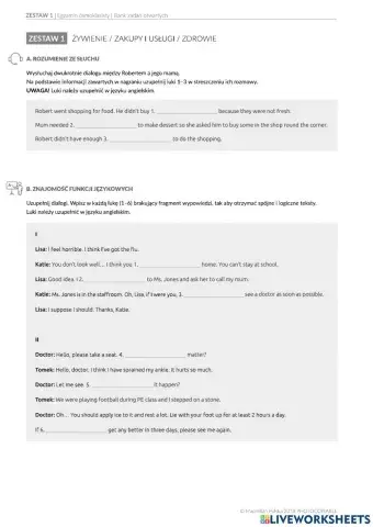 Bank zadań otwartych E8 zestaw 1