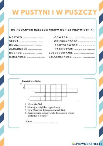 -W pustyni i w puszczy-