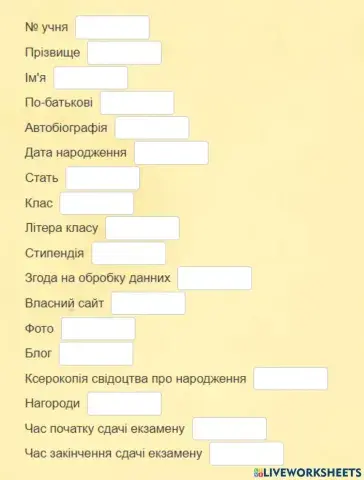 Типи даних в Access