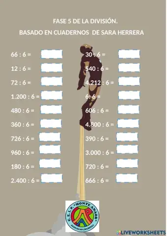 Fase 5 de la división